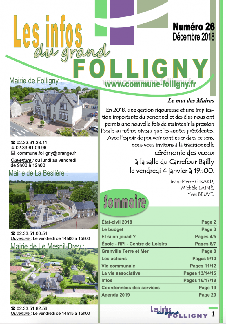 Folligny, La Beslière & Le Mesnil-Drey