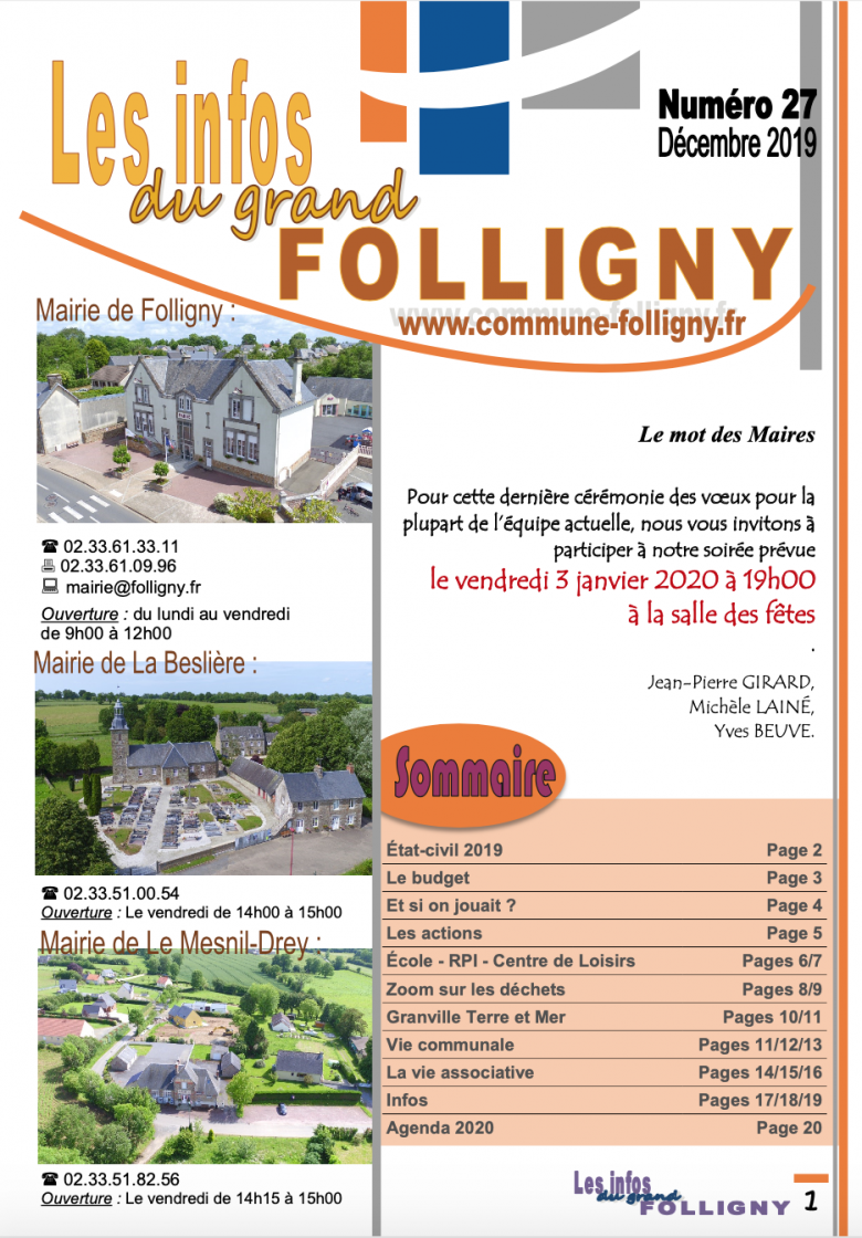 Folligny, La Beslière & Le Mesnil-Drey